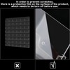 Hillban Acrylic Business Card Holder Wall Mount Clear Sticker Display