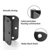 Haidms 30 Pack Matte Black Door Hinges No Squeak 3.5