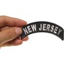 New Jersey Patch - 4x1.75 inch. Embroidered Iron on Patch