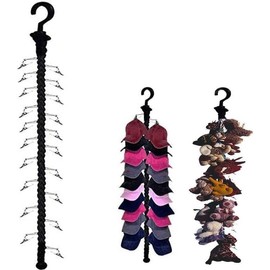 1pcs Closet Hanging Cap Keeper Closet Cap Racks Hats Holders Closet Hook Storage Organizer Cap display Closet Organize for Your Toys, Hat,Cap, Scarves, Gloves, No Hat,No Toy