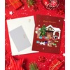 Magic Ants 3D Pop-Up Christmas Card with Festive Scene, Fireplace,