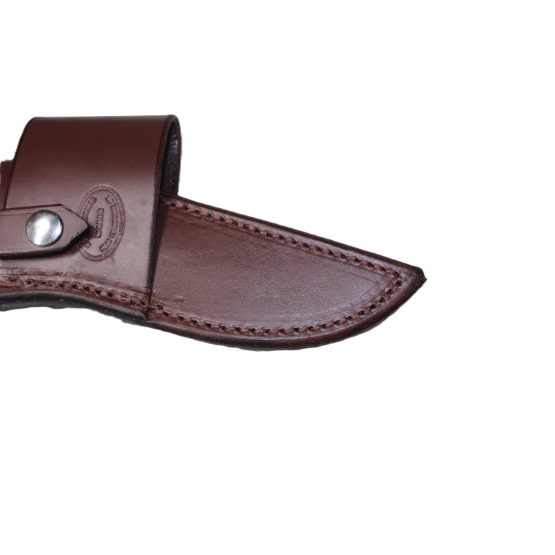 Custom Cross Draw Leather Knife Sheath for Buck 119 Knife,