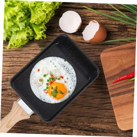 Alipis Non-Stick Mini Pancake Pan for Eggs Easy to Clean Heat-Resistant Handle Multifunctional Cooking Pan