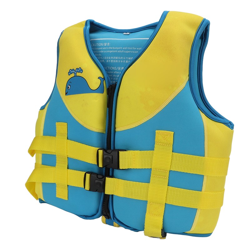 Kids Buoyancy Vest Adjustable Double Belt Design Safe Children Floating