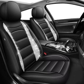 IKABEVEM Car Seat Covers Fit for Nissan Altima 2009-2025 2026: Full Set Waterproof Faux Leather Driver Seat Cover,Comfortable Automotive Seat Cushion All Seasons Seat Protector(5 Seats,Black)