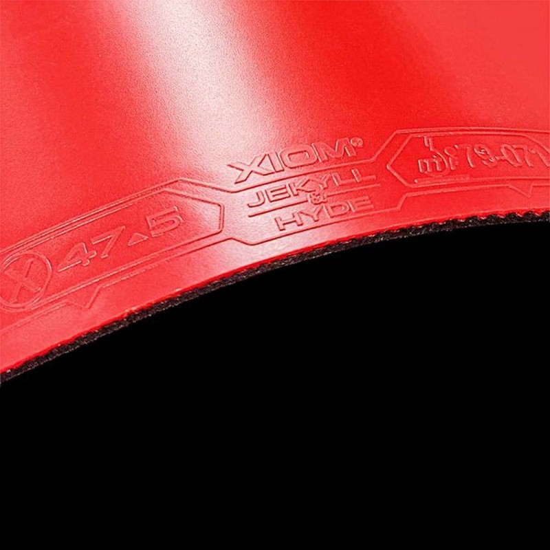 XIOM Table Tennis Rubber Jekyll & Hyde X47.5 Black (BK)