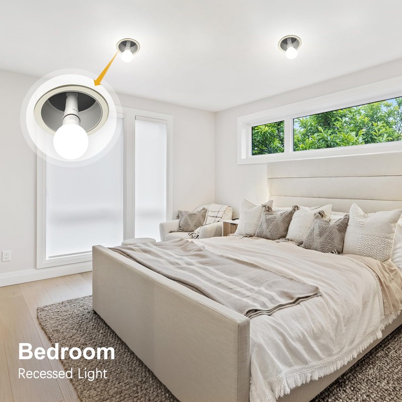 DiCUNO E26 3.15-4.13Inch/8-10.5CM Extension Flexible Socket Extender Adapter, E26 to