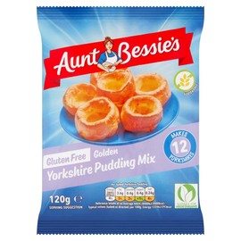 Aunt Bessie Gluten-Free Yorkshire Pudding Mix 120g (1 Pack)