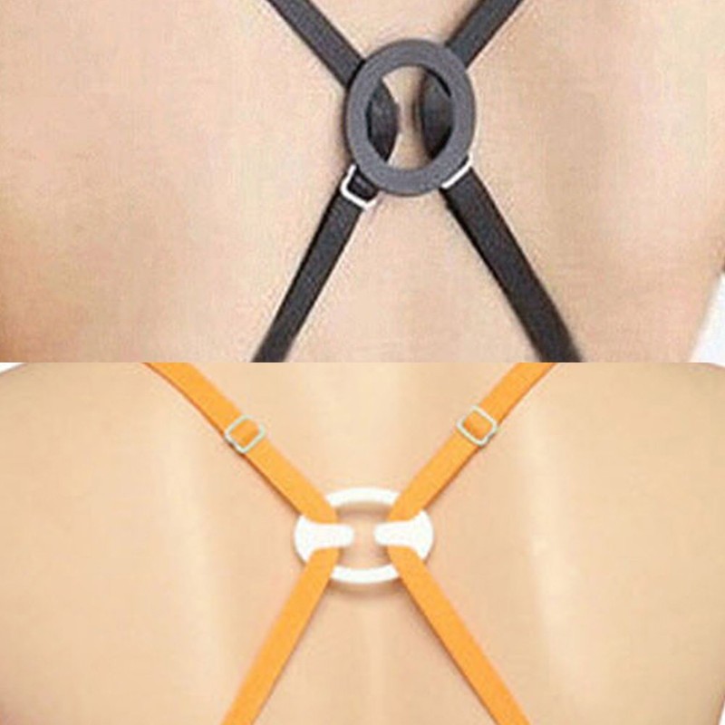 6 Pcs Bra Straps Clips, Racerback Bra Clips, Elastic Adjustable