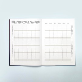 OD OCTÀGONDESIGN 2024/2025 Big Monthly Planner Plus, A4 Monthly Planner, 12 Months, August 2024 / July 2025 - 2 Pages for Notes Between Months, Soft Cover, Cocoa Brown, Octagon Design