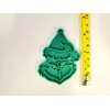 GRINCH FACE HEAD DR SEUSS MOVIE BOOK CARTOON HOLIDAY ORNAMENT