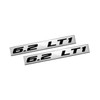 ERPART 6.2 LT1 Black on Silver Highly Polished Real Aluminum