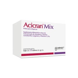 Acicran Mix Sobre Con Polvo Para Dispersar 30 Sobres De 1g
