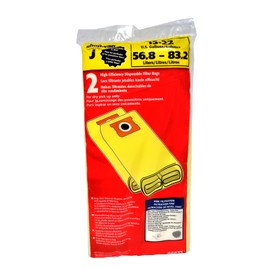 Shop Vac 906-73-33 16 To 22 Gallons High Efficiency Collection Filter Bags 2Pk