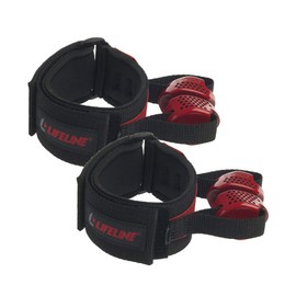Lifeline Fitness Ankle and Wrist Attachments for Exercise Resistance Cables to Isolate and Target Muscle Groups