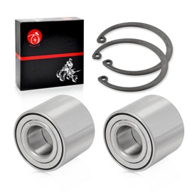 2pcs Rear Brake Hub Wheel Bearings + CIRCLIP for Kawasaki Brute Force 650 750 4x4 4x4i Mule 3000 3010 3020 4000 4010 KAF620 KAF950 TERYX 750 2005-2023 52x42x25 Heavy Duty Bearings