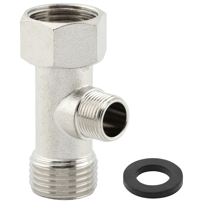 Bidet T Adapter, 3 Way Adapter or Tee Connector (Thread
