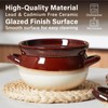 ONEMORE French Onion Soup Bowls, Oven Safe Soup Crocks with