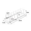 Yamazaki 1375 Dish Stand, White, W 12.6 x D 4.3