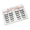 10 Pairs Magnetic Lashes Kit Liquid Eyeliner Tweezer Lightweight False