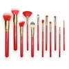 F.A.R.A.H Premium 12 Piece Makeup Brush Set - Red Siren