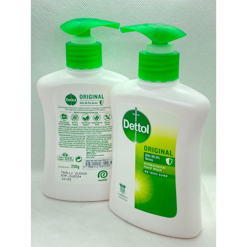 Dettol Original Antibacterial Hand Wash 250g