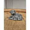 Generisch Labrador Retrivier Dog Figurine, Decoration, Dog Statue in Grey,