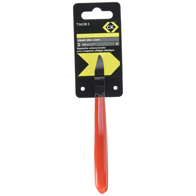 C.K T3623B 5 Classic Standard Side Cutter, Red, 140 mm