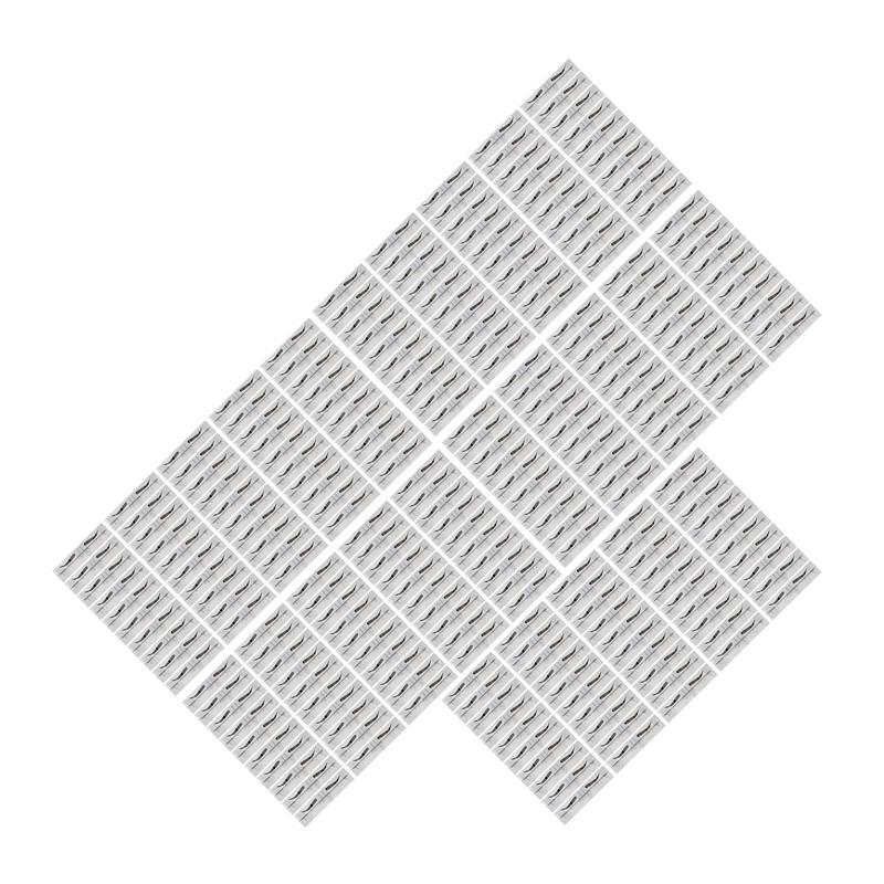 150PCS Eyebrow Stencil Ruler Clear Scale Transparent Eyebrow Shape Positioning