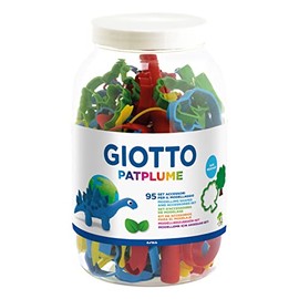 GIOTTO Patplume - Accessori e Strumenti per Modellare l'argilla, Confezione da 95 Pezzi, per Bambini, Feste e scuole