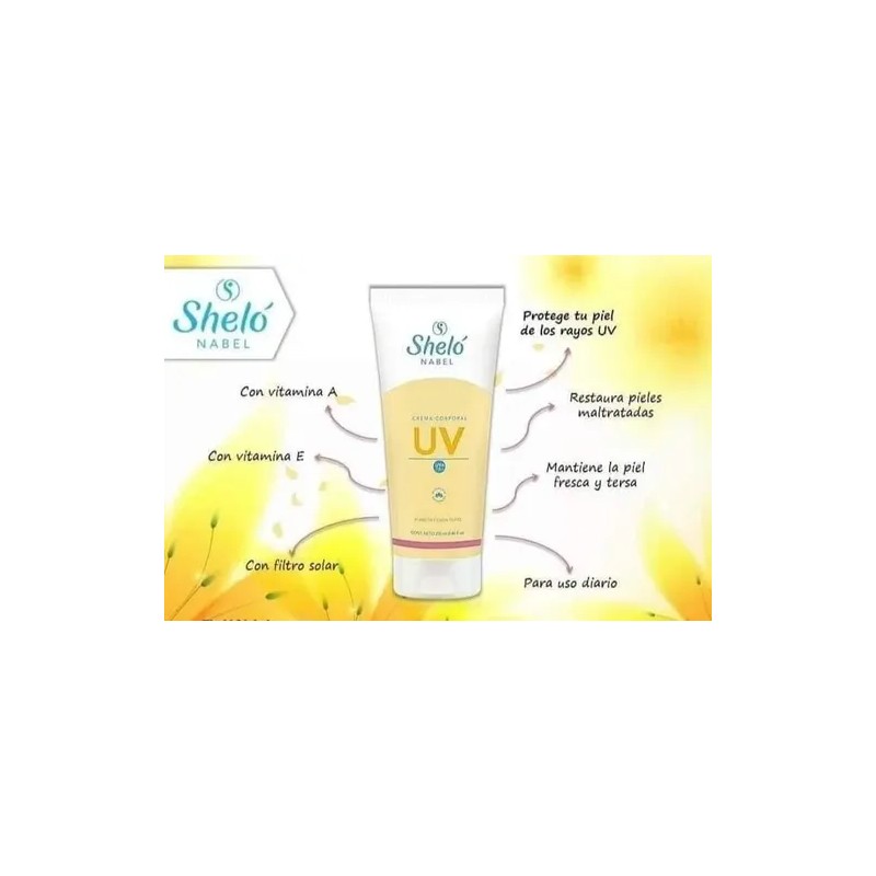 Crema Corporal Protección Uv Piel Tersa Y Fresca Sheló