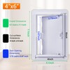 Suteck Plastic Access Panel for Drywall Ceiling 4 x 6
