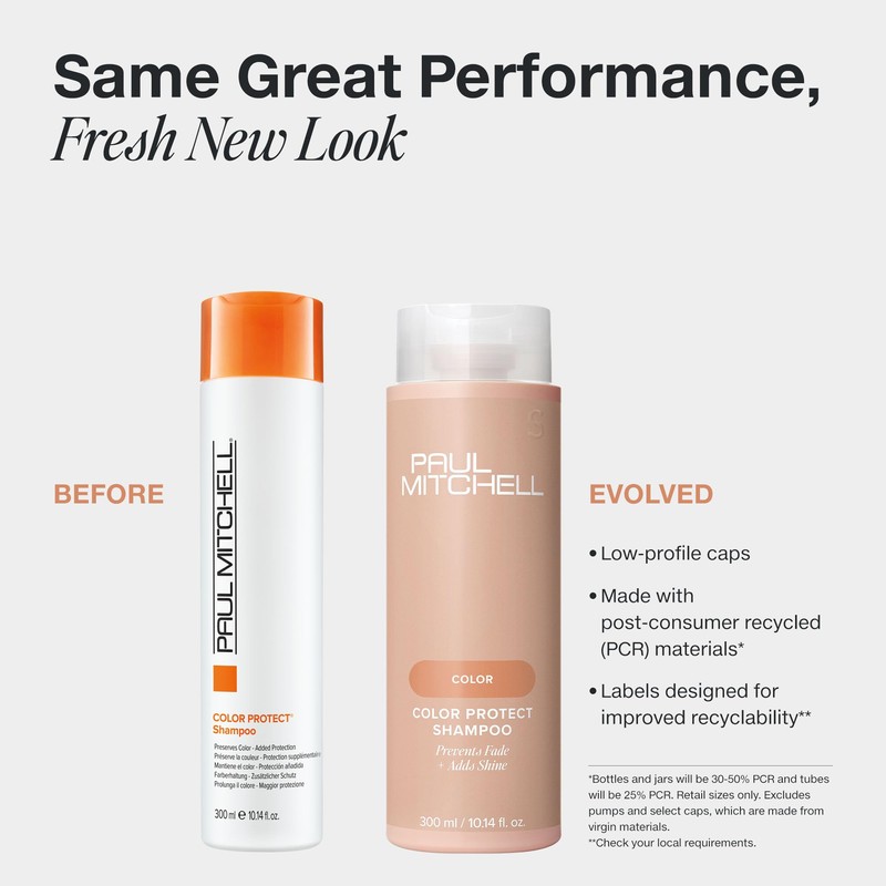 Paul Mitchell Color Protect Shampoo, Prevents Fade + Adds Shine,