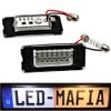 LED number plate lighting modules, E-mark, plug & play, xenon