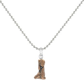 Starborn Copper Nugget Pendant with Sterling Silver Jump Ring - small