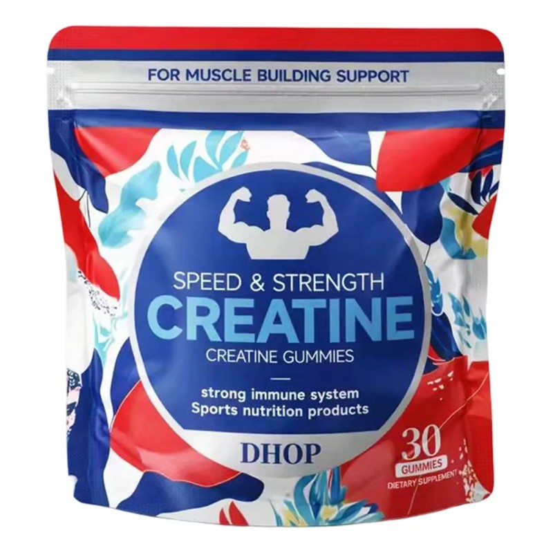Creatina Monohidratada Alta Dosis Rendimiento Baja Calorias Sabor Berry Verde