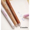 MOZXIRZ 4 Pcs Cute Erasable Pens Cartoon Animal Gel Pen