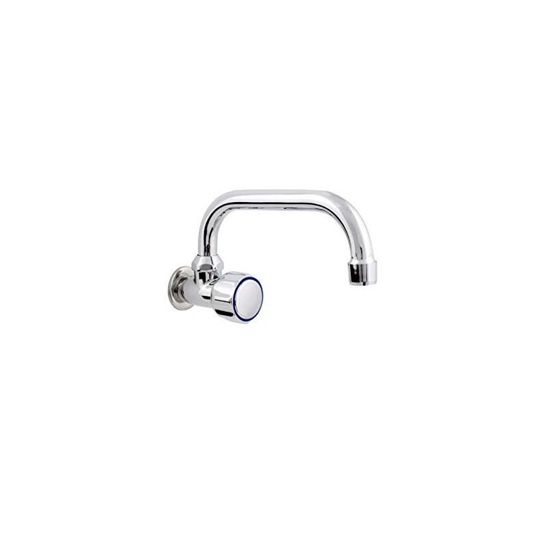 HYDROLAND Water Valve, 3/4 Inch U Shape Wall Valve, Cold