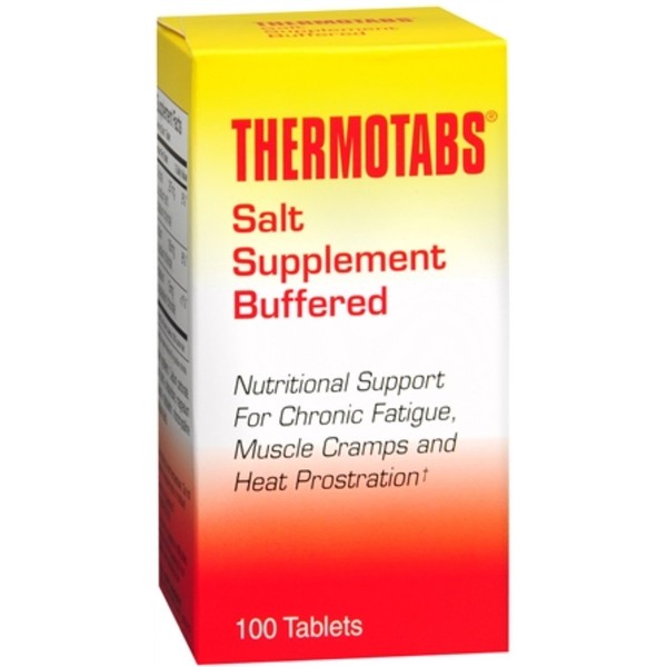 THERMOTABS Salt Supplement Buffered Tablets 100 Tablets (Pack of 4)