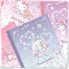 Yamano Paper Industry Sanrio Notebook, A Rule, Pack of 4,