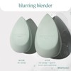 EcoTools Blurring Blender Makeup Sponge Duo, Makeup Blender Sponge For