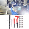 17 Pieces M12 x 1.5 Thread Repair Kit Threaded Sleeve