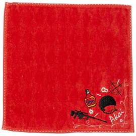 Marushin 4855006500 Mini Towel, Detective Conan, Shiny Akai, Shuichi Akai, 100% Cotton, Antibacterial and Odor Resistant