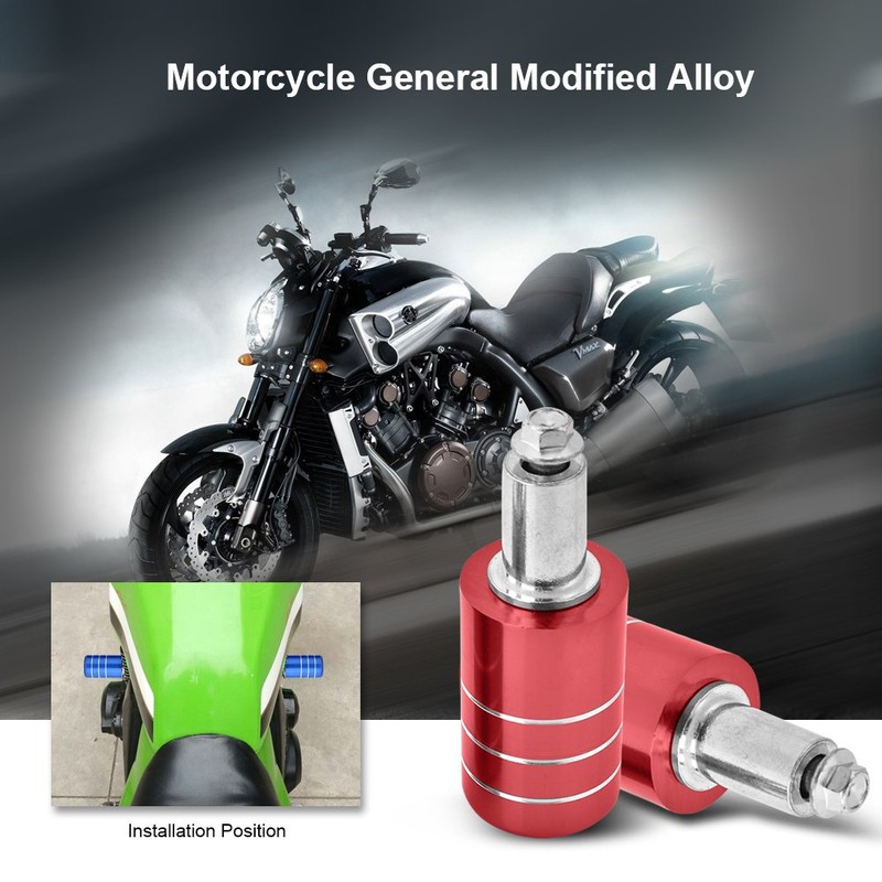 Akozon Universal Motorcycle Frame Sliders Anti Crash Protector Frame Sliders