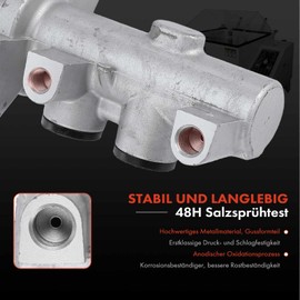 Frankberg 1 x Brake Master Cylinder Compatible with Combo Tour 1.3L-1.7L 2001-2011 Corsa C F08 F68 X01 1.0L-1.8L 2000-2009 Corsa C Box/Hatchback X01 1.2L-1.7L 2000-2012