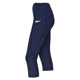 Private Island Women Side Pockets Plus Size UPF 50+ Swim Capri Pants Rash Guard