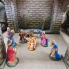 arkamii Set of 8 Nativity Figures Hand Painted Made in