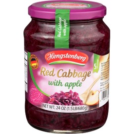 Hengstenberg Cabbage Red Apple, 24 Oz Jar