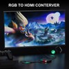 Portta アナログ コンポーネント RGB 入力 to HDMI出力 変換 コンバーター