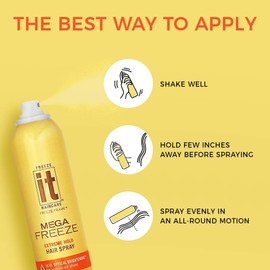 Freeze It, Mega Freeze Hair Spray, 10 Oz.